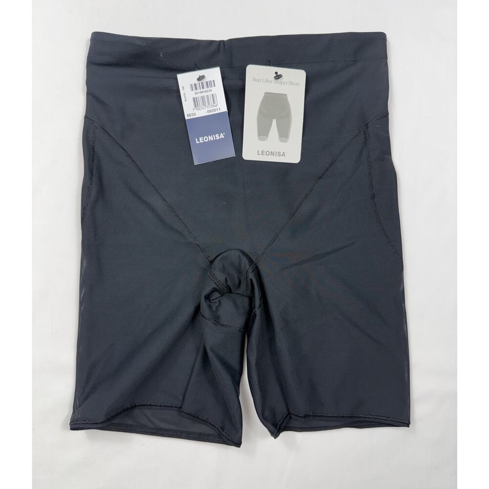 NWT Leonisa black butt lifter shaper shorts Sz S (size is M but runs too small)